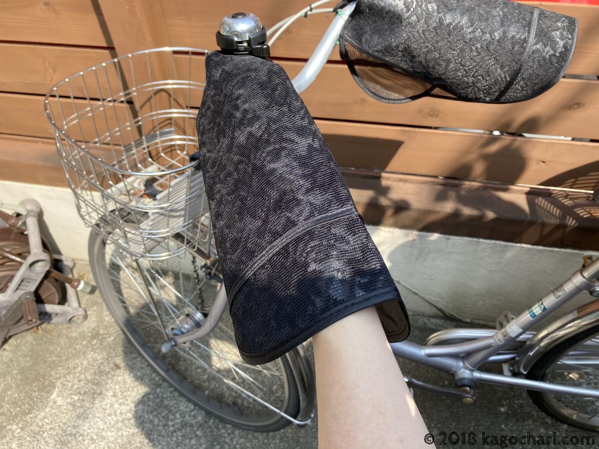 自転車用ハンドルカバー 夏用 サマーハンドルカバー 日焼け対策　電動自転車対応