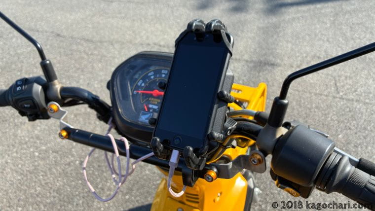 クロスカブのスマホホルダーが破損したので交換した-アイキャッチ画像